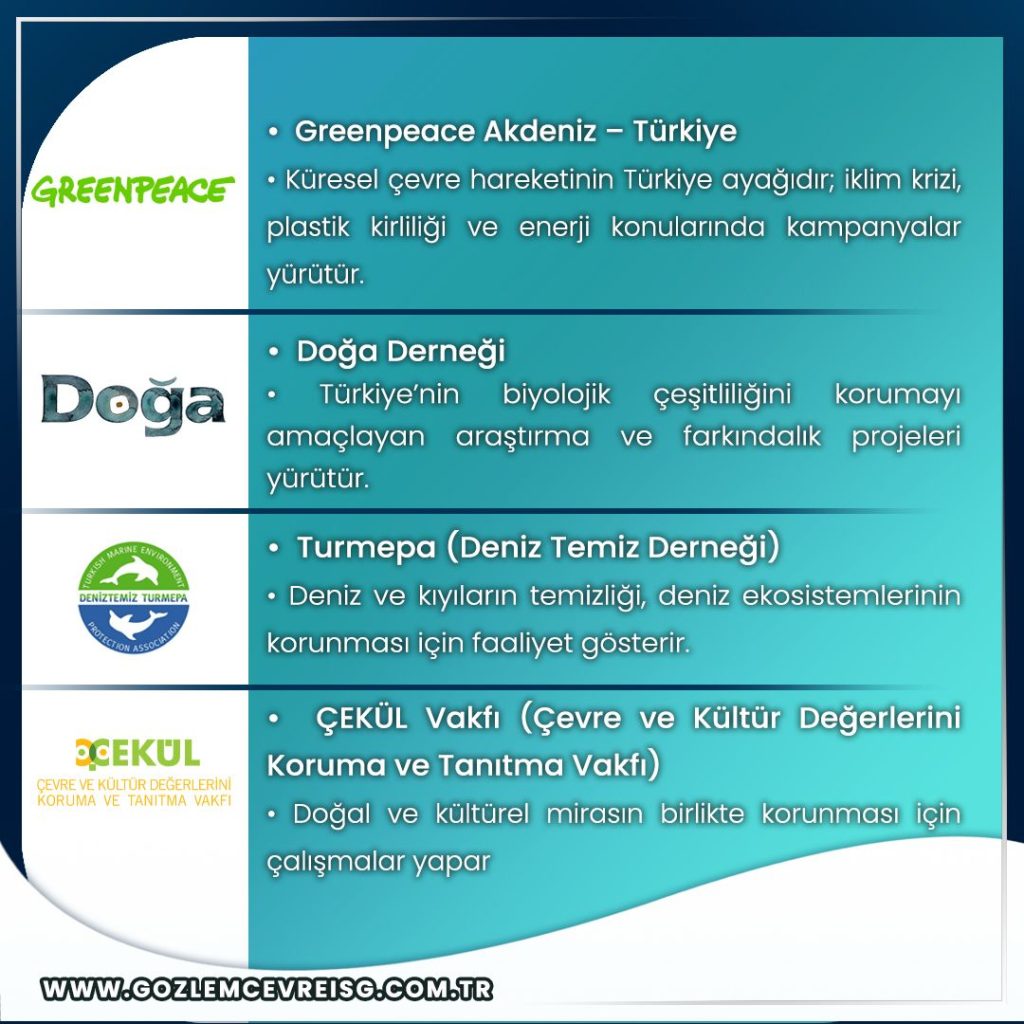 TÜRKİYE ÇEVRE SİVİL TOPLUM ÖRGÜTLERİ